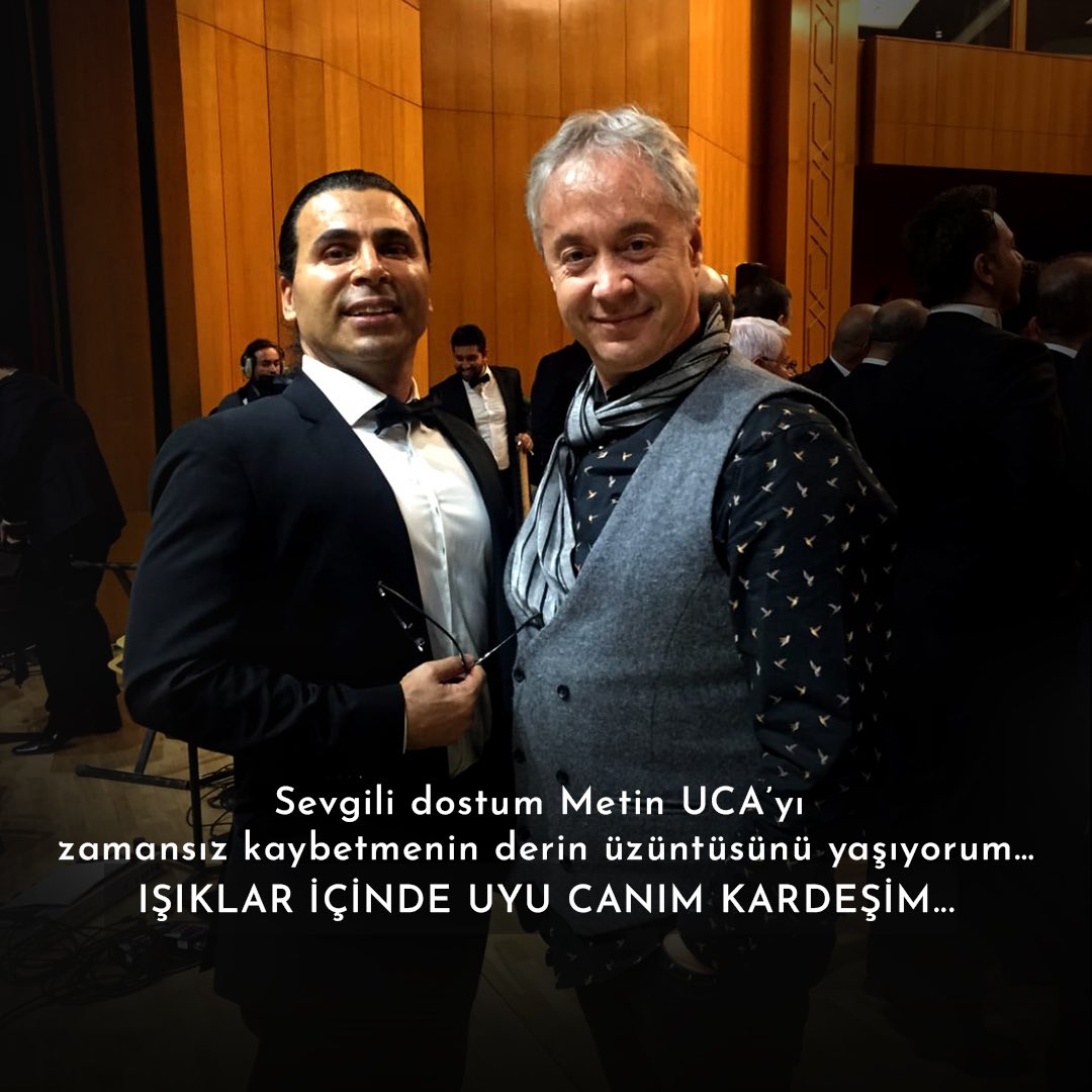 drsamitan's tweet photo. Sevgili dostum Metin Uca’yı zamansız kaybetmenin derin üzüntüsünü yaşıyorum… Işıklar içinde uyu canım kardeşim. https://t.co/wFbm3bW5w3