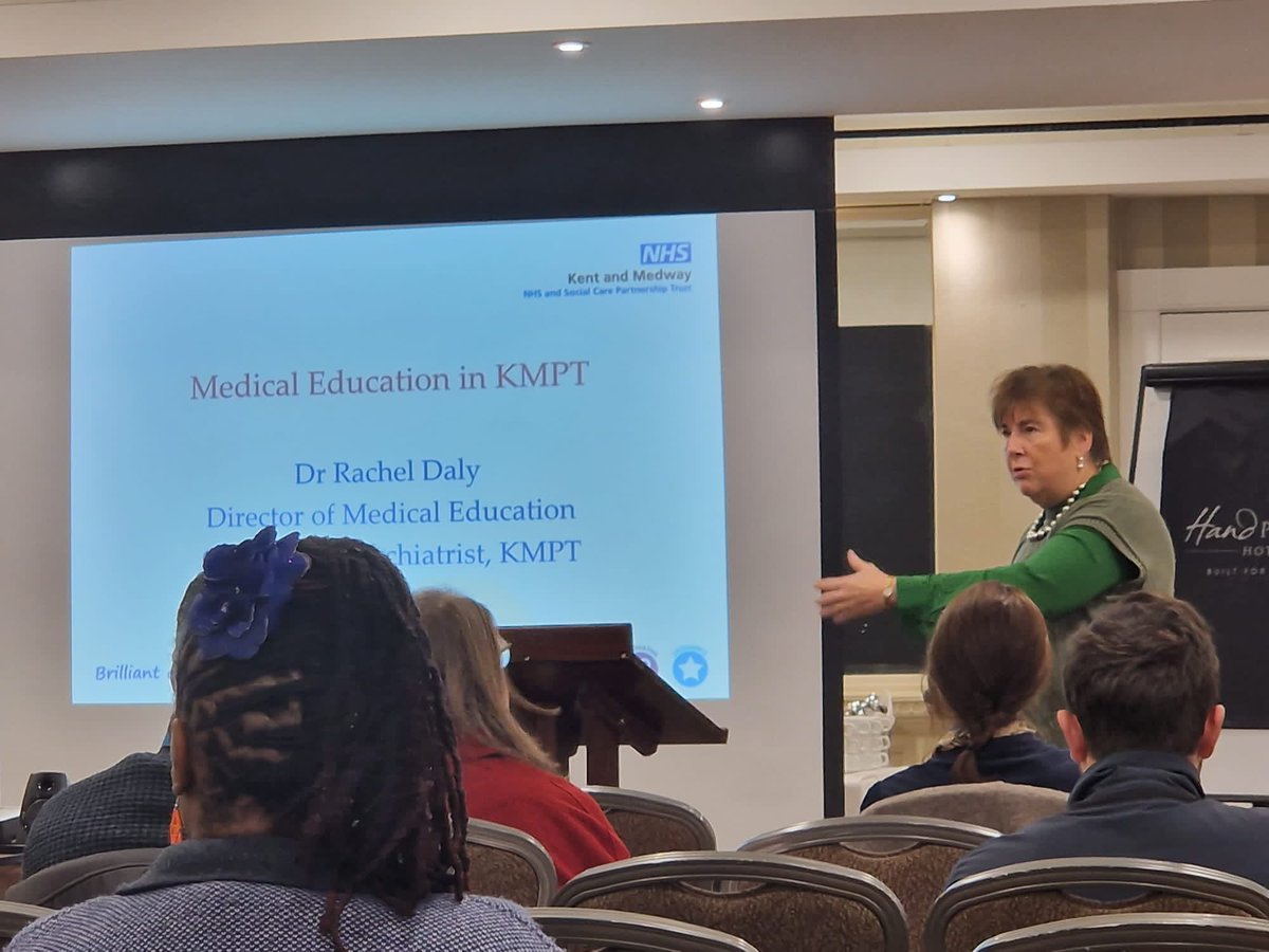 Today is our Medical Education Showcase Event, taking place both face to face and via livestream! We will be sharing the different workstreams undertaken within Medical Education. The QI and Research teams are here too! @kmptnhs @QaziAfifa @ShergillSss @KMPT_Research @KmptQi