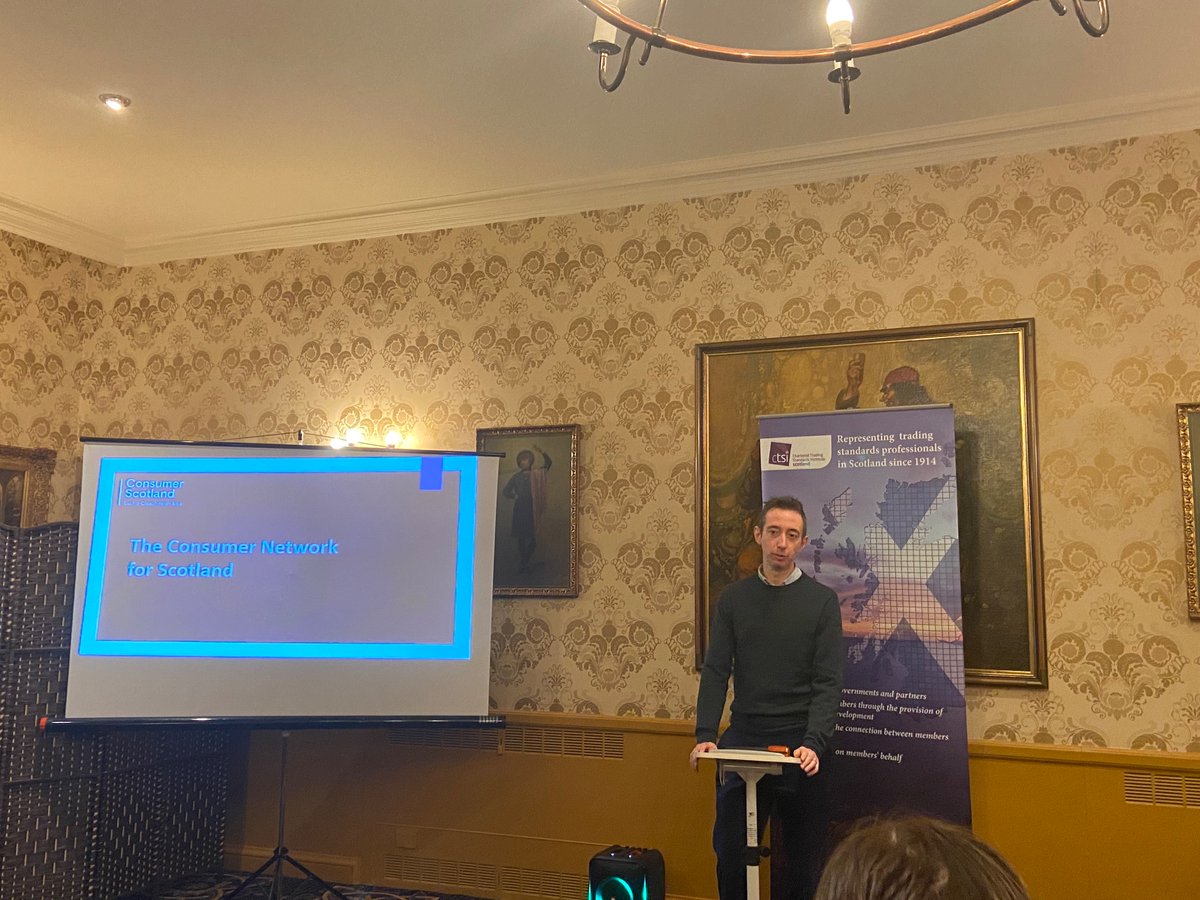 Douglas White from <a href="/Consumer_Scot/">Consumer Scotland</a> kicks off the second day of the CTSI Scottish Branch conference by giving delegates an overview of the consumer network for Scotland.