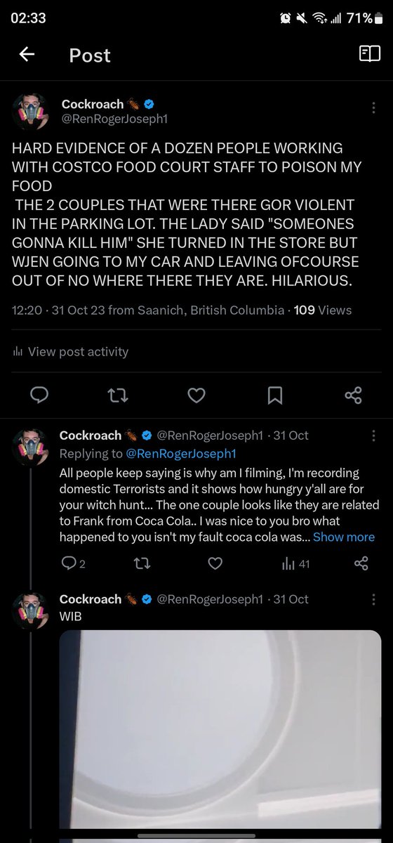 xReneGauthier's tweet photo. @Costco @costcocanada 
just b4 Christmas, your "staff" doesn't want to shut down the store during these times so look what they did to me.. push me away during Xmas cuz I was proving them mobbing  me.. literally domestic terrorists.. ✝️🪯🇨🇦

@CRCC_CCETP TORTURED🔦
Domestic Terrorism 🇨🇦
@PurolatorHelp @PurolatorInc hells angel Supporters, Mobbing terrorists. Canada 🇨🇦  @sobeys @narcitymedia @timhortons (Tim Snorts Tons ™️H👹)
@CocaCola @pepsi @Teamsters Bioweapon Terrorism 🆘
Gate Keeping | Bullying🇨🇦🇨🇦🇨🇦
@MetisNationON  🧀🍆  Goblins💥
#AttemptedMurder ‼️ @rcmpgrcpolice
@graceihle @natmusumeci

🇨🇦✖️H E L P ❌ https://t.co/VDvDOIWQL3…

🇨🇦
https://t.co/VDvDOIWQL3…

🇨🇦
https://t.co/VDvDOIWQL3…

🇨🇦
https://t.co/VDvDOIWQL3…

🇨🇦
https://t.co/VDvDOIWQL3…

🇨🇦
https://t.co/VDvDOIWQL3…

🇨🇦
https://t.co/VDvDOIWQL3…

🇨🇦
https://t.co/B7nMwdj8Uv…

🇨🇦
https://t.co/VDvDOIWQL3…

🇨🇦
https://t.co/VDvDOIWQL3…

🇨🇦
https://t.co/VDvDOIWQL3…

🇨🇦
https://t.co/VDvDOIWQL3…

🇨🇦
https://t.co/VDvDOIWQL3…

🇨🇦
https://t.co/VDvDOIWQL3…

🇨🇦
https://t.co/VDvDOIWQL3…

🇨🇦
https://t.co/VDvDOIWQL3…

🇨🇦
https://t.co/VDvDOIWQL3…

🇨🇦
https://t.co/VDvDOIWQL3… 🌪️

❌✖️🇨🇦🇨🇦🇨🇦✖️