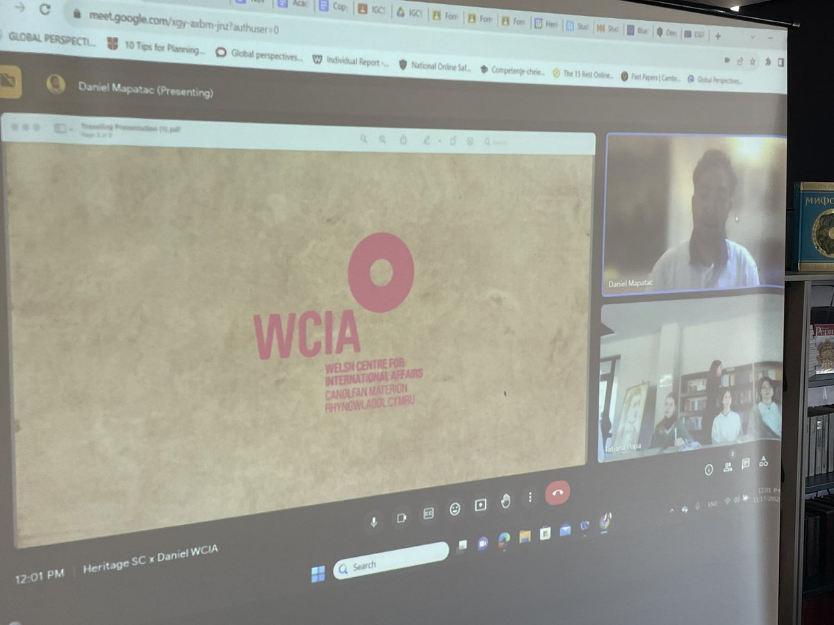 Tatianapopab's tweet image. Day 5 of #IEW2023. To crown our International Education Week, our Student Council spoke to  Daniel Mapatac at WCIA about involvement opportunities for our young people at @HIS_Moldova! 
Many thanks, Daniel &amp;amp; @CWVYS!
#connectedschools #connectedbylearning @his_global 🏴󠁧󠁢󠁷󠁬󠁳󠁿