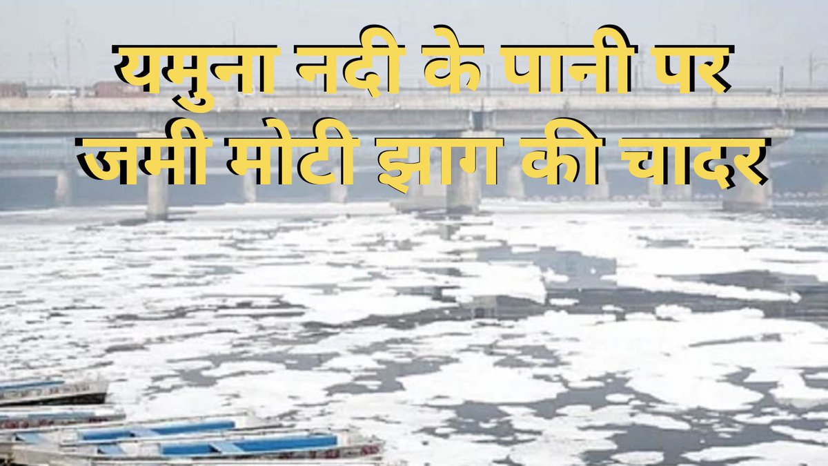 दिल्ली में यमुना नदी के पानी पर जमी मोटी झाग की चादर, कैसे होगी छठ पूजा
nyaay24news.com/2023/11/17/thi…
@AtishiAAP  @ArvindKejriwal  @DelhiGovDigital 
#yamunariver #DelhiYamunaRiver #DelhiGovernment #Atishi #ArvindKejriwal