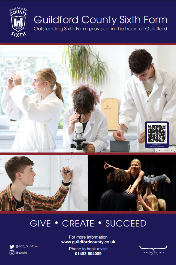 GCS_SixthForm's tweet image. One week to go until the County Sixth Form application deadline for September 2024 entry! Deadline Friday 24th November.