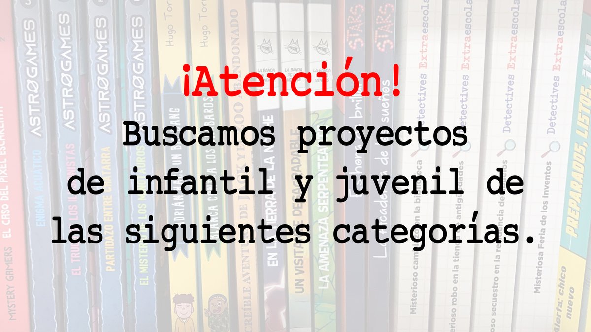 📢 Abrimos nuestro buzón de manuscritos. Actualmente estamos abiertos a proyectos de:
tormentalibros.com/es/contactanos