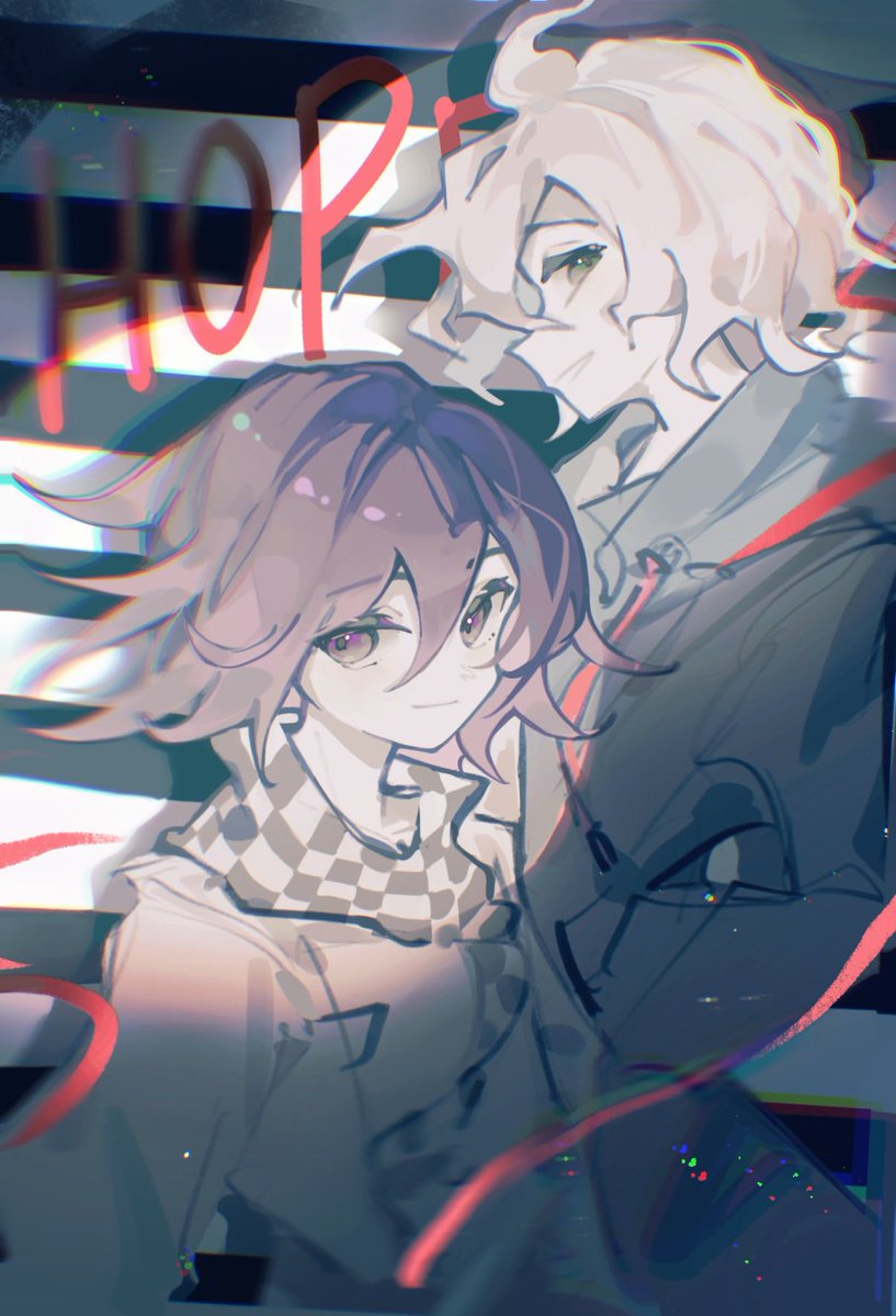 #ダンガンロンパ #danganronpa
喜欢他俩同框，所以画了🥺♥️（没有cp