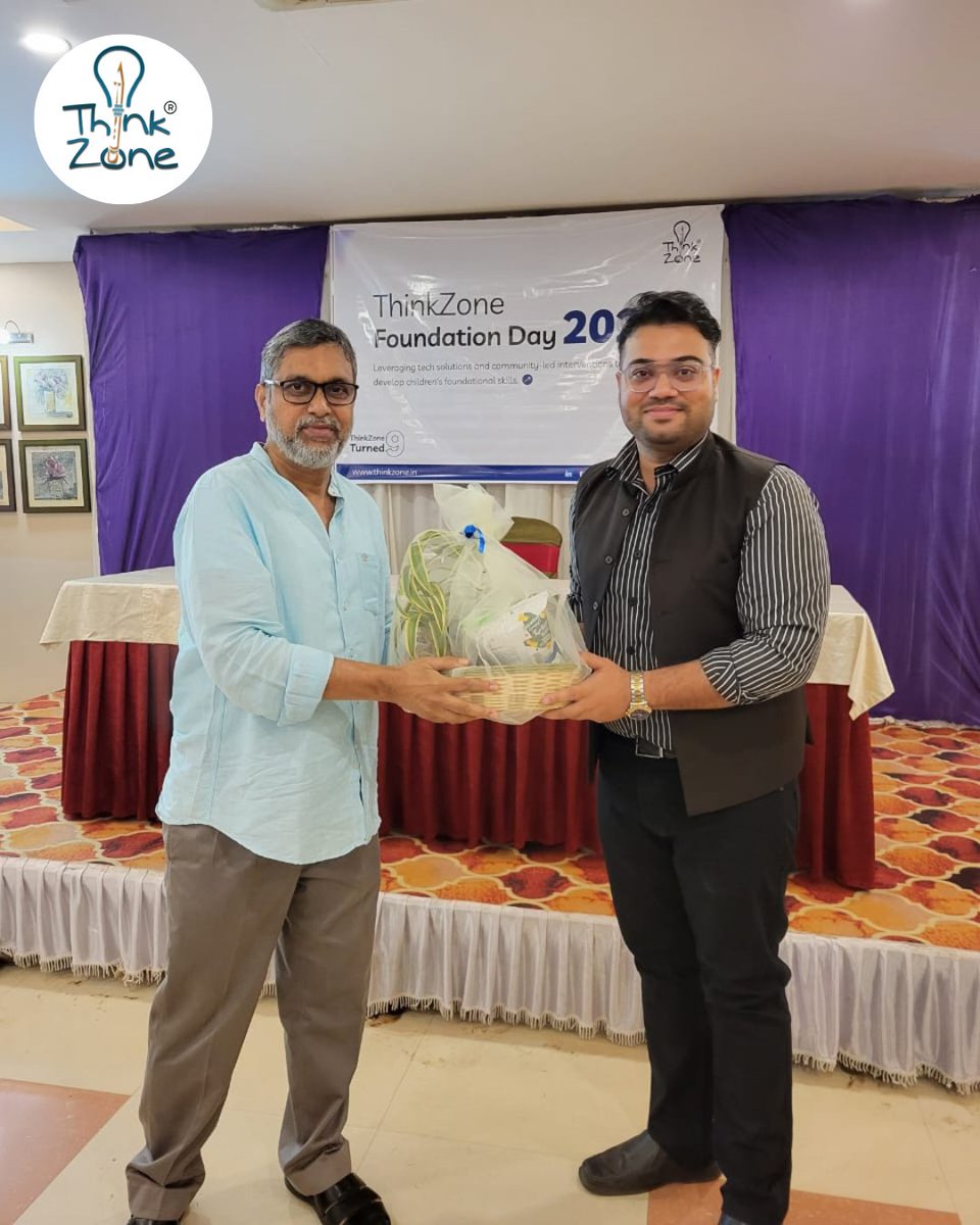 I've seen ThinkZone's commitment to facing and conquering obstacles with effective solutions. This resilience allows #ThinkZone to positively impact children, parents, &amp; #educators." shared by Professor D.V Ramana from <a href="/ximb_official/">Xavier Institute of Management</a> on our 9th Foundation Day.

#workanniversary