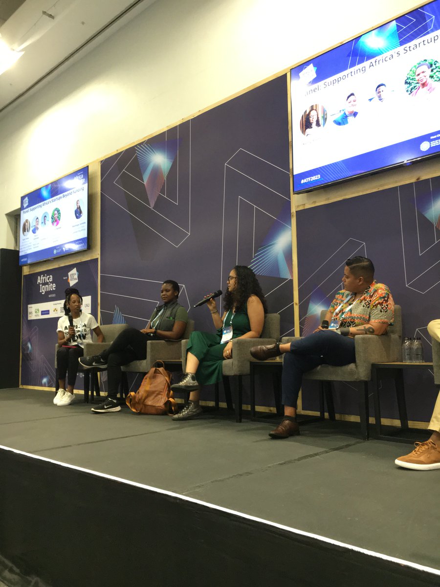 injiniedtech's tweet photo. 🚀 @africatechfest was a blast! Yesterday’s panel, ft Injini's Marketing & Comms Head, shared this #KeyTakeaway about how incubators can support #startups beyond funding: Giving access to relationship-building with key stakeholders, advisory services, & market access programmes. https://t.co/OeakB51SHG