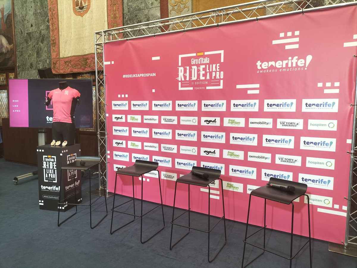 🔴 #DIRECTO: El vicepresidente y consejero insular de Turismo, <a href="/Lope_afonso/">Lope Afonso</a>; la consejera delegada de <a href="/webtenerife/">Turismo De Tenerife</a>, <a href="/dimplemelwani75/">Dimple Melwani</a>, y el director de Unidad Editorial Sports &amp; Events, Francoi Morelli, presentan el Giro d’Italia <a href="/RidelikeaproSP/">Giro Ride Like a Pro Tenerife</a>.

📺canaltenerifetv.com

HILO⬇️