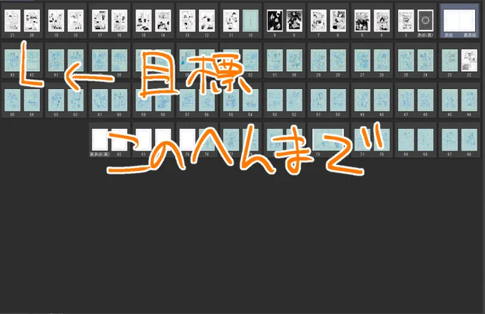 表紙の裏の空き頁にコピペ用の封印術魔法陣描いたんですけど出来上がるまで消せないので原稿マンション自体が封印されてるみたいでジワる…😂 恋術では出来たとこまで準備号的な感じでちょっとだけ持って行けたらいいなと思ってます 目標よりもうちょっと手前のキリのいいとこまでしかいけないかも 