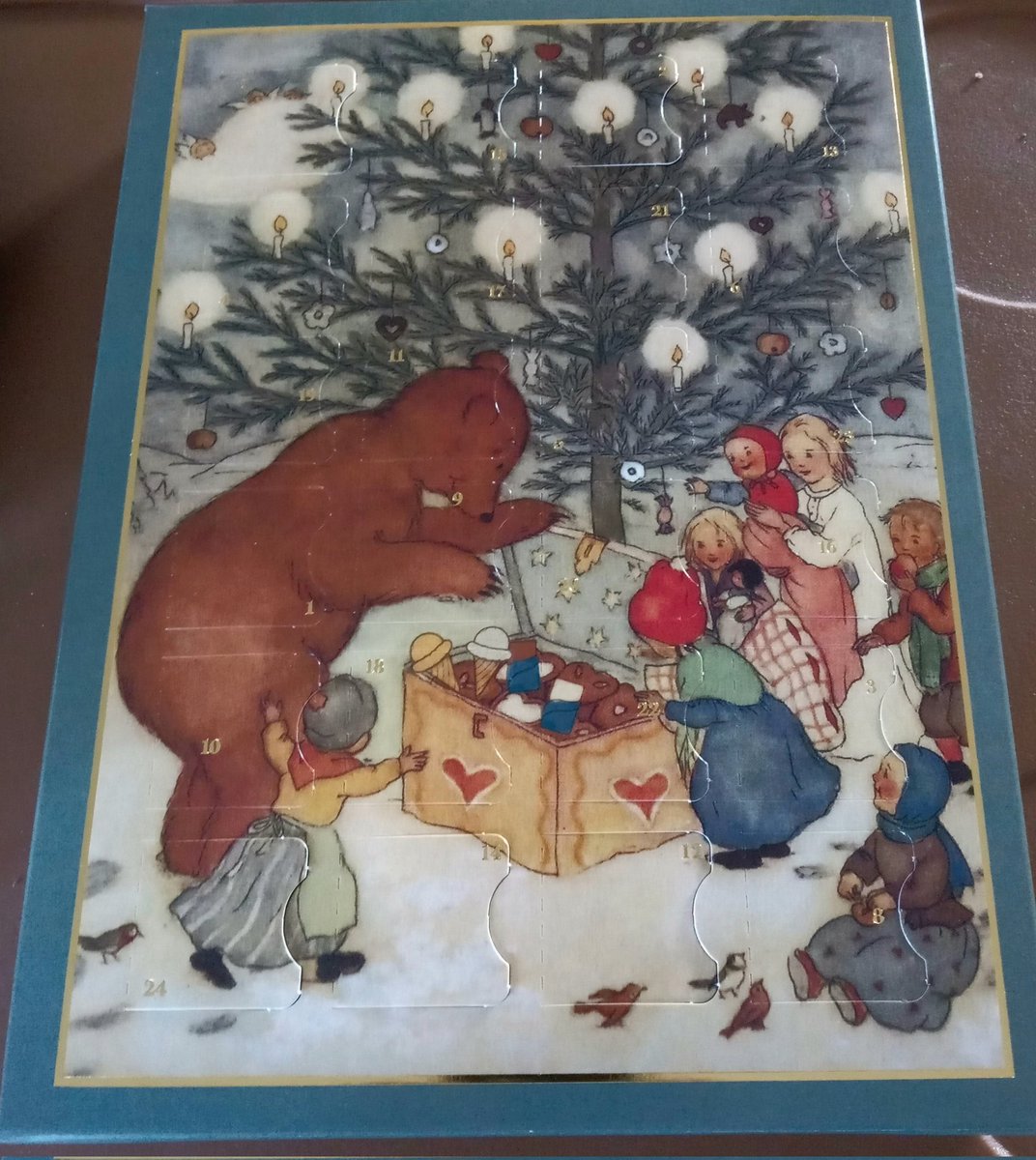 andCyberdude's tweet image. I have received an advent calendar suitable for a bear. Unfortunately I still have to wait until 1st December  *not impressed eàrs*