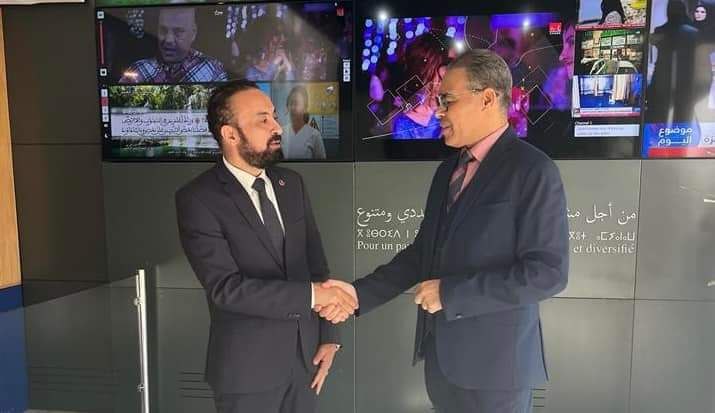 GAMMC_LY's tweet photo. الاستفادة من تجربتها في مجال تنظيم وسائل الإعلام
محور لقاء رئيس الهيئة بالمدير العام للهيئة العليا للاتصال السمعي البصري بالمملكة المغربية (HACA)
للمزيد من التفاصيل: https://t.co/i32qJxfWm7
#GAMMC #Libya https://t.co/g5R0eT4B4R