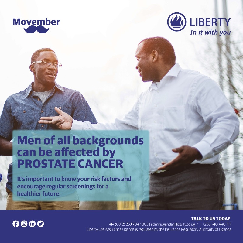 liberty_uganda's tweet photo. November is #ProstateCancerAwareness month. It's crucial to understand that early detection truly saves lives. Let's unite and make a collective effort to spread this important message and raise awareness together. #MenAgainstCancer #SpreadAwareness #Movember