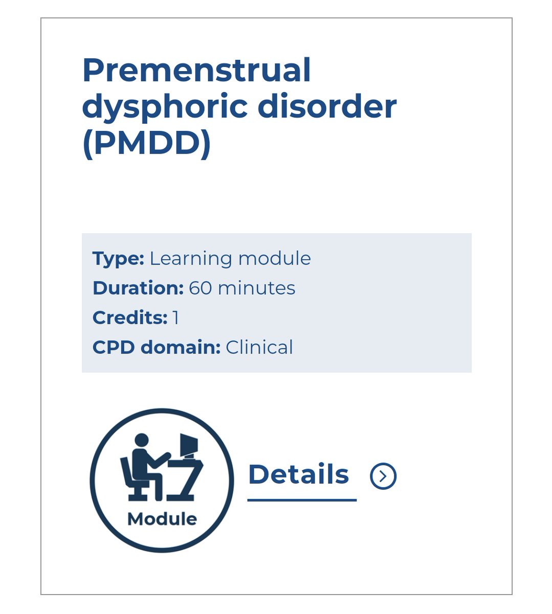 For a number of months now @sophiebehrman, @AriannaDiFlorio & myself have been working on a CPD module on #PMDD for @rcpsych. It's gone live this week, please check it out elearninghub.rcpsych.ac.uk/products/Preme… Huge thanks to the wonderful ladies who courageously shared their experiences.
