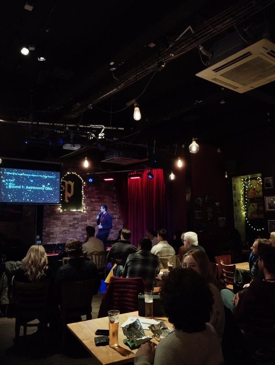 🚀 Exploring Life in Space 🪐

What a wonderful night @Porterscardiff ! Hope everyone enjoyed hearing about exoplanets and space exploration as much as we did 👩‍🚀

@astronomyontap