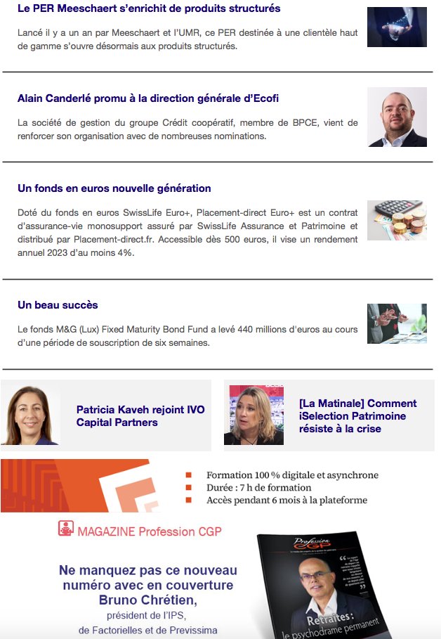 🔴 #CGP, ça s'est passé cette semaine ! Découvrez dans cette News Hebdo, les actus en #GestionDePatrimoine qu'il ne fallait pas manquer !

➡️ tinyurl.com/yv47wce7 

#AssetManagement #Immobilier #AssuranceVie #PrivateEquity #Epargne #Fintech