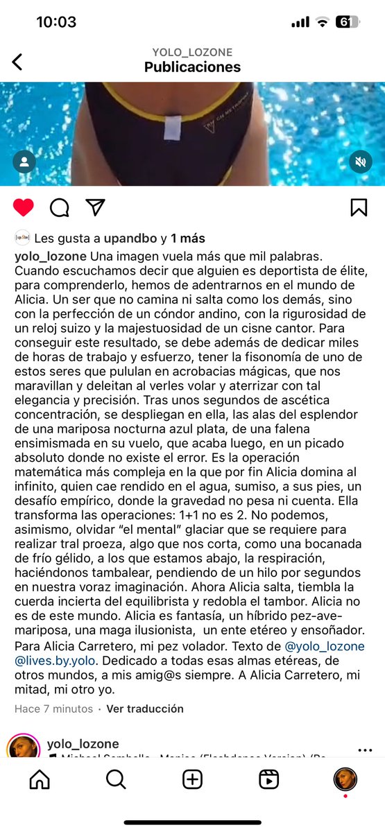 @AlicewundAlicia Para @AlicewundAlicia. #diving #void# elonmusk #life #clubmetropole #youcandoit #aliveandkicking #empoweredwomen #feminismo