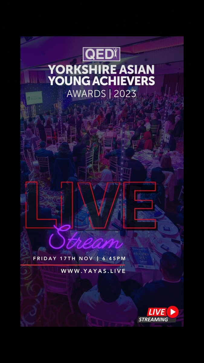 Watch #theyayas Awards LIVE STREM from 6.60pm tonight!!! yayas.live