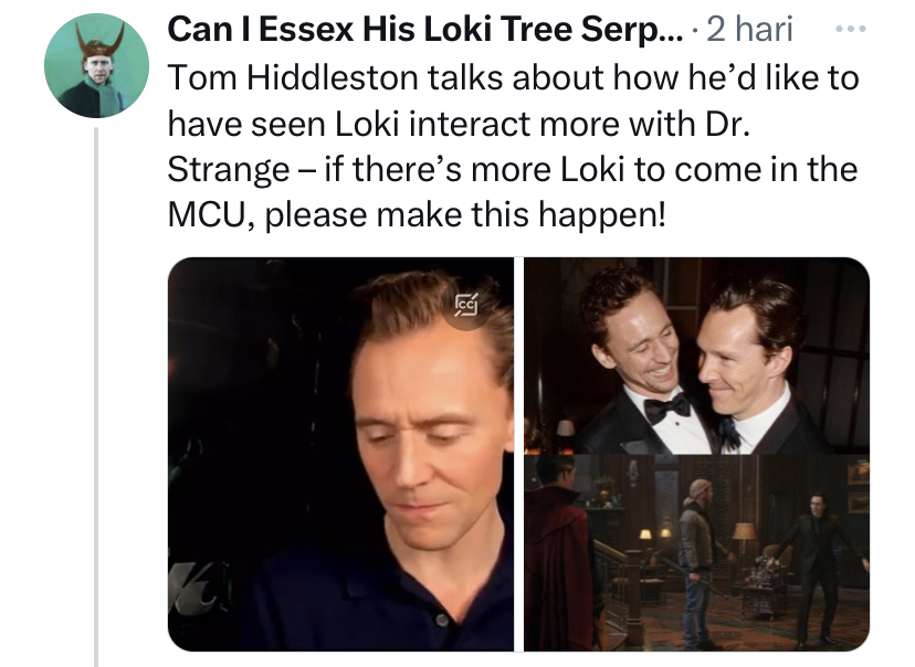 siapa mau lihat Loki ft. Dr Strange??? marv!