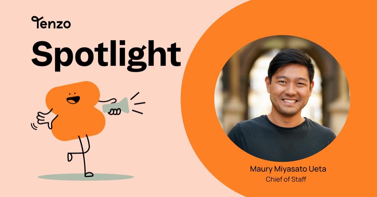 🤩This week’s spotlight is Maury, our Chief of Staff! 

Maury is one of the longest-standing members of Tenzo and he is appreciated throughout our team for all he does! He is so down-to-earth and effortlessly caring, and has contributed hugely to the culture at Tenzo.