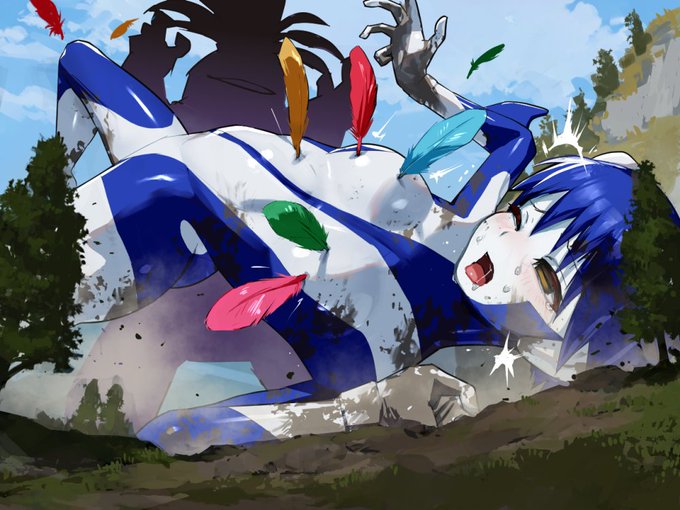 ヒダカメダカさん【@HIDAKA_Medaka】のスプレンダーガールのピンチイラストも描かせていただきました!
#巨大ヒロイン 