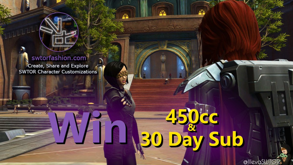 swtorfashion's tweet photo. 🥳 #SWTOR APAC Server Celebration Giveaway!🥳

For a chance to win 30 Day Sub &amp; 450cc, you must:

⭐️Follow
⭐️Like This Post
⭐️Repost

⭐️Bonus Entry: Show a screenshot of your first Outfit on the brand new APAC Server!

🏆5 Winners will be drawn Nov 19th at 9pm UTC🏆 https://t.co/p2Y22GFlot
