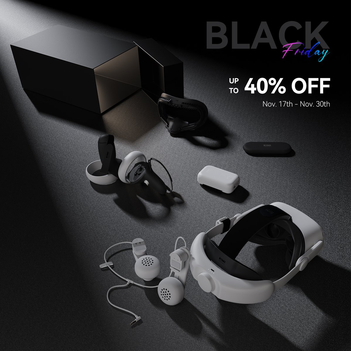 💥Black Friday Sale Time💥

 Up to 40% off on #Quest2 accessories

 Limited time event: Nov.17th-Nov.30th🗓️

Click on👉 bit.ly/47hVOSK 
   
Special reward🎁: KIWI design stickers will be
included in every official website order

#kiwidesign #kiwidesignvr #vr #quest