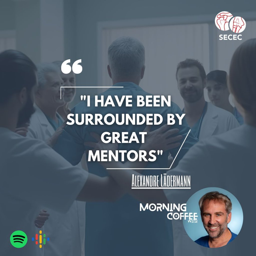 This episode’s guest of the SECEC Morning Coffee Podcast is Alexandre Lädermann, collaborating orthopaedic surgeon at La Tour Hospital and the Geneva University Hospital as well as founder of BeeMed and Med4Cast.