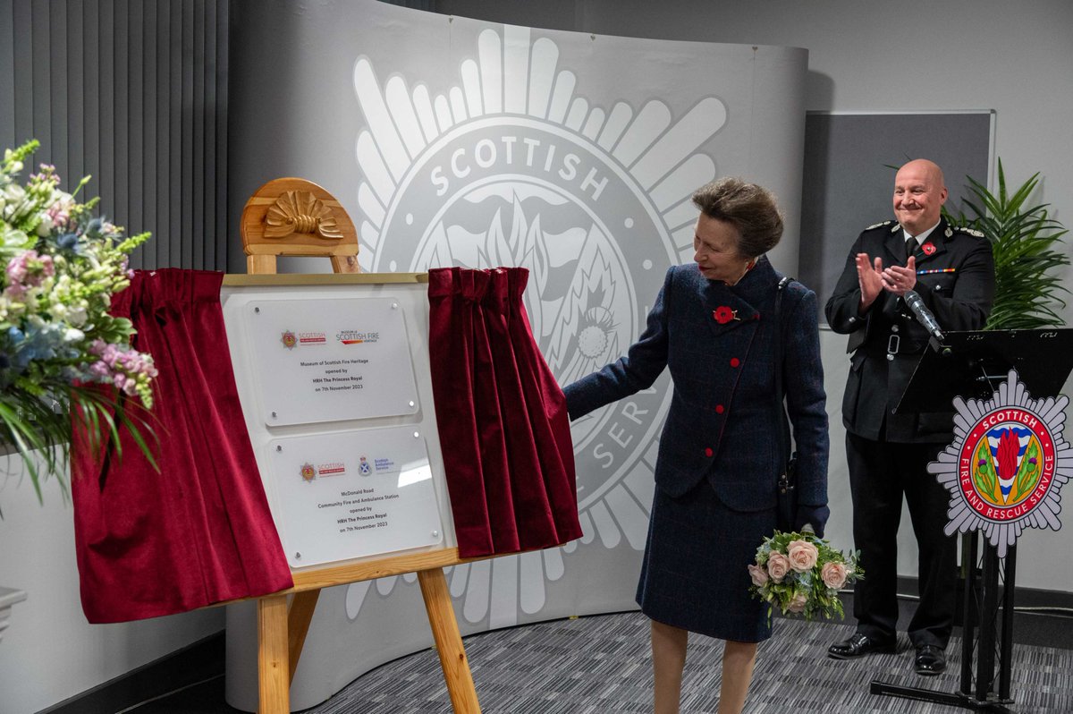 Celebrating the Museum of Scottish Fire Heritage's grand reopening at McDonald Road with HRH The Princess Royal! Thanks to @fire_scot, @SSMassociates, @RobertsonGroup, @Perfect_Circle_, @Scape_Group 

Read More: pickeverard.co.uk/insights/offic… 

#OnePerfectCircle #TeamScape