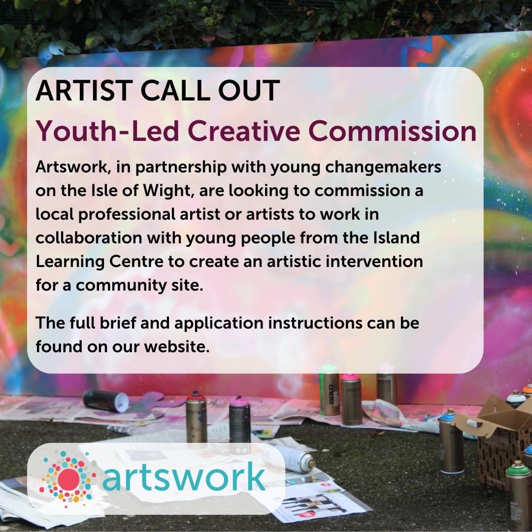 Final call for #isleofwight  creatives: you have 3 days to apply for £8,000 #placemaking commission working with <a href="/ArtsworkLtd/">Artswork</a> and young people from Island Learning Centre.
NB: the Dragons' Den will now take place in the morning of Friday 8 December.
lnkd.in/gaS5vdfv