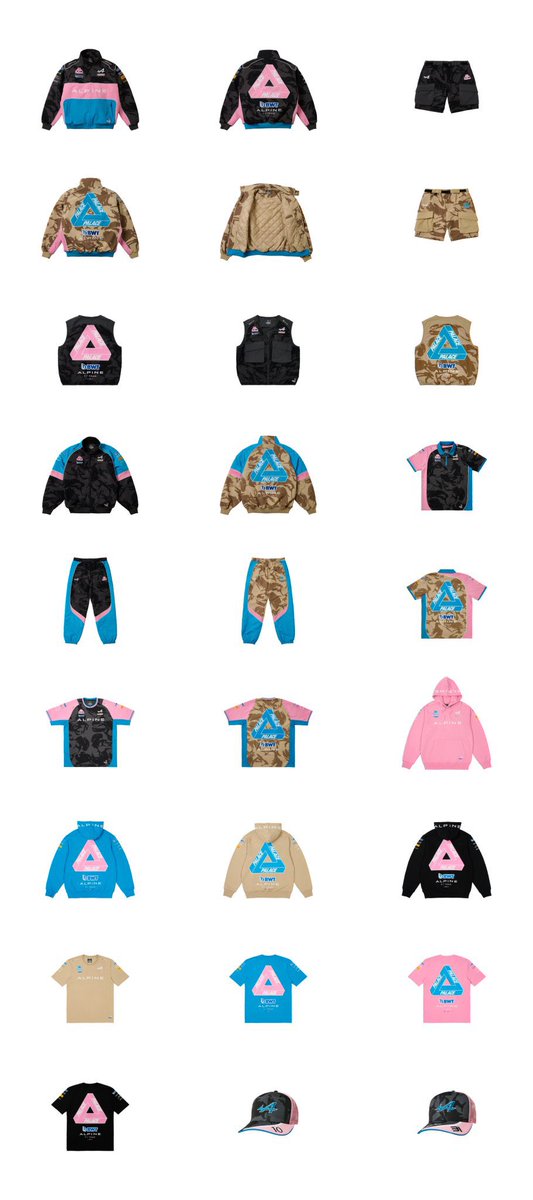 Sneakerologue's tweet photo. La collection Palace x Alpine F1 x Kappa dispo sur https://t.co/9XfrEE9Y8V https://t.co/k0W6udAJUE