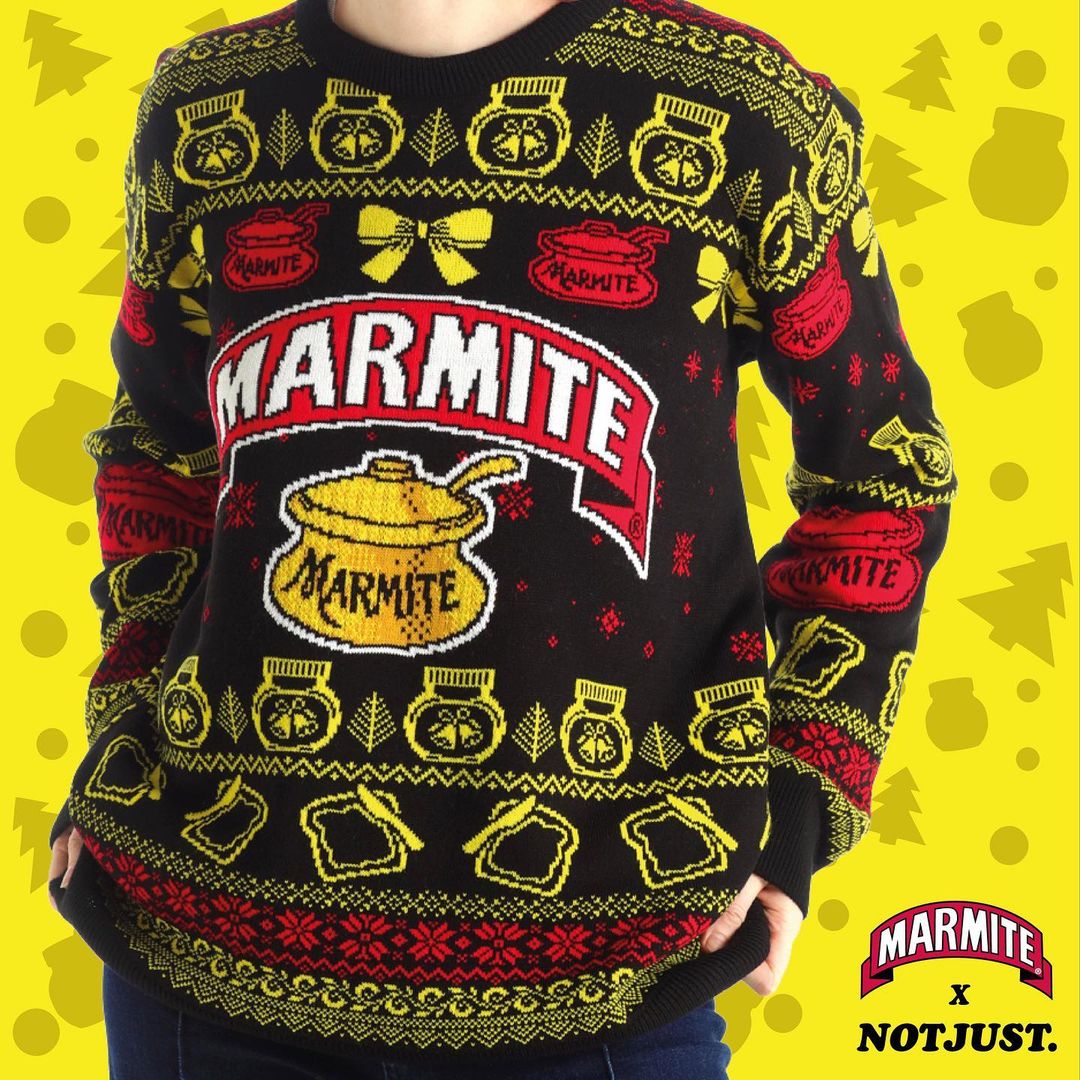 We've partnered with <a href="/notjustuk/">notjustclothing</a> to create Christmas jumpers that even the Haters will love 🫶

50% of profits will be donated to @TrussellTrust. Get yours now 🖤💛 notjustclothing.co.uk/products/marmi…
