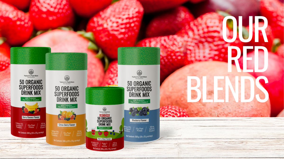 You’ll find a little 𝗲𝘅𝘁𝗿𝗮 𝗿𝗲𝗱 𝗴𝗼𝗼𝗱𝗻𝗲𝘀𝘀 in four of our delicious formulas…🍓 

The magic ingredient? 𝗕𝗘𝗘𝗧𝗥𝗢𝗢𝗧🌿

Rich in nitrates, beetroot is great for circulation, heart and brain health and athletic performance >> bit.ly/3s7RLZE