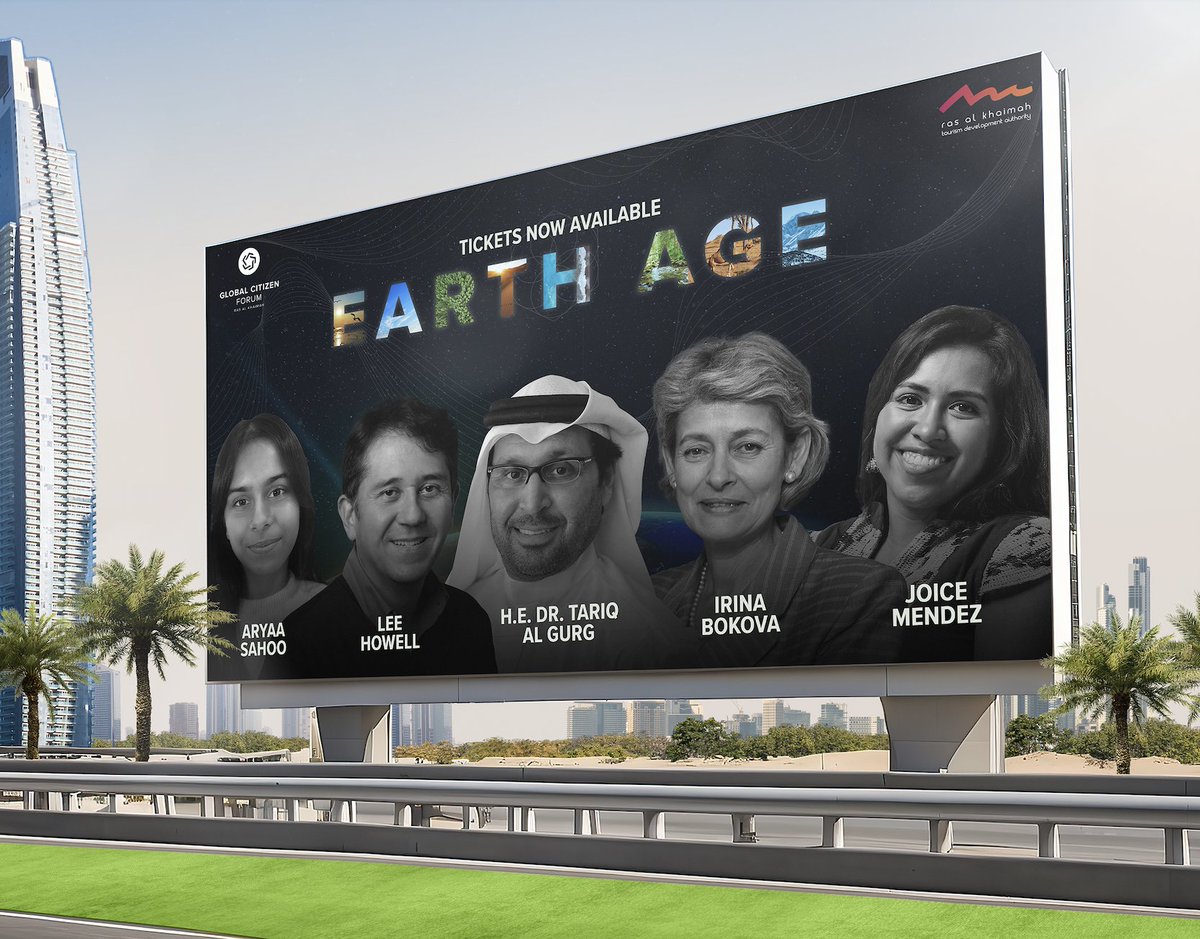 Introducing our speakers and second Panel discussion: Climate Pulse: Innovate, Educate, Transform. With a focus on bridging the critical gap between climate awareness and meaningful action. #globalcitizenforum #GCF2023 #GCFRAK #EarthAge #VisitRasAlKhaimah