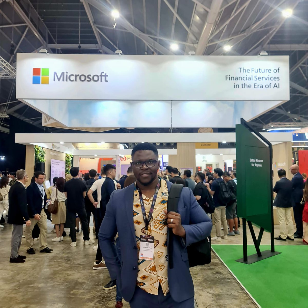 gerald_kalyondo's tweet photo. Energized by #SFF2023, where FinTech's purpose shone: improve lives &amp; sustain the planet. Taking lessons on inclusivity &amp; eco-conscious finance to Zambia. Let's innovate for impact! #FinancialInclusion #SustainableFinance https://t.co/DCRC6qqwhc