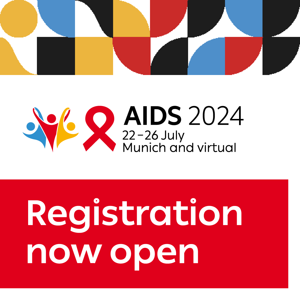 📢 Registration for the world’s largest conference on #HIV & #AIDS, is now open! #AIDS2024 will take place in #Munich 🇩🇪 & virtually, from 22-26 July 2024, with pre-conferences on 20-21 July. Join us! 👉 bit.ly/49DTvL9