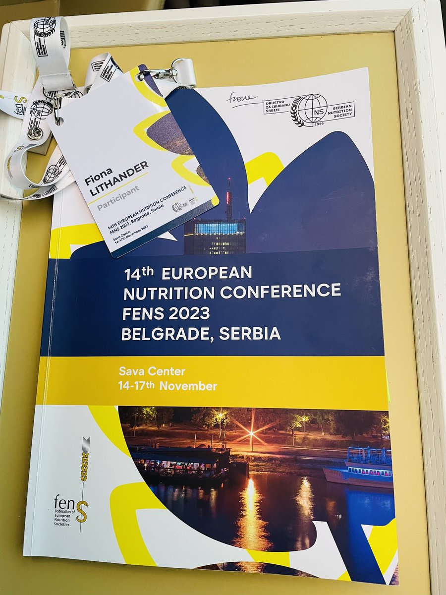 Delighted to be in Serbia for #FENS2023 connecting with colleagues and friends whilst listening to superb #nutrition #science @AucklandLiggins @UoANutrition @NutritionSoc
