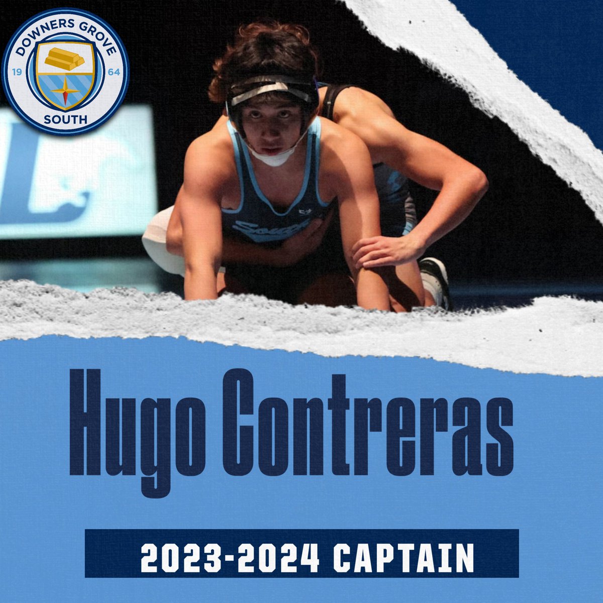 Proud to announce our 4 Captains for the 2023-2024 DGS Wrestling season!  
SR Matty Lapacek
SR Connor Kelly
SR RJ Samuels
SR Hugo Contreras
#DGSPRIDE #SOUTHSTRONG