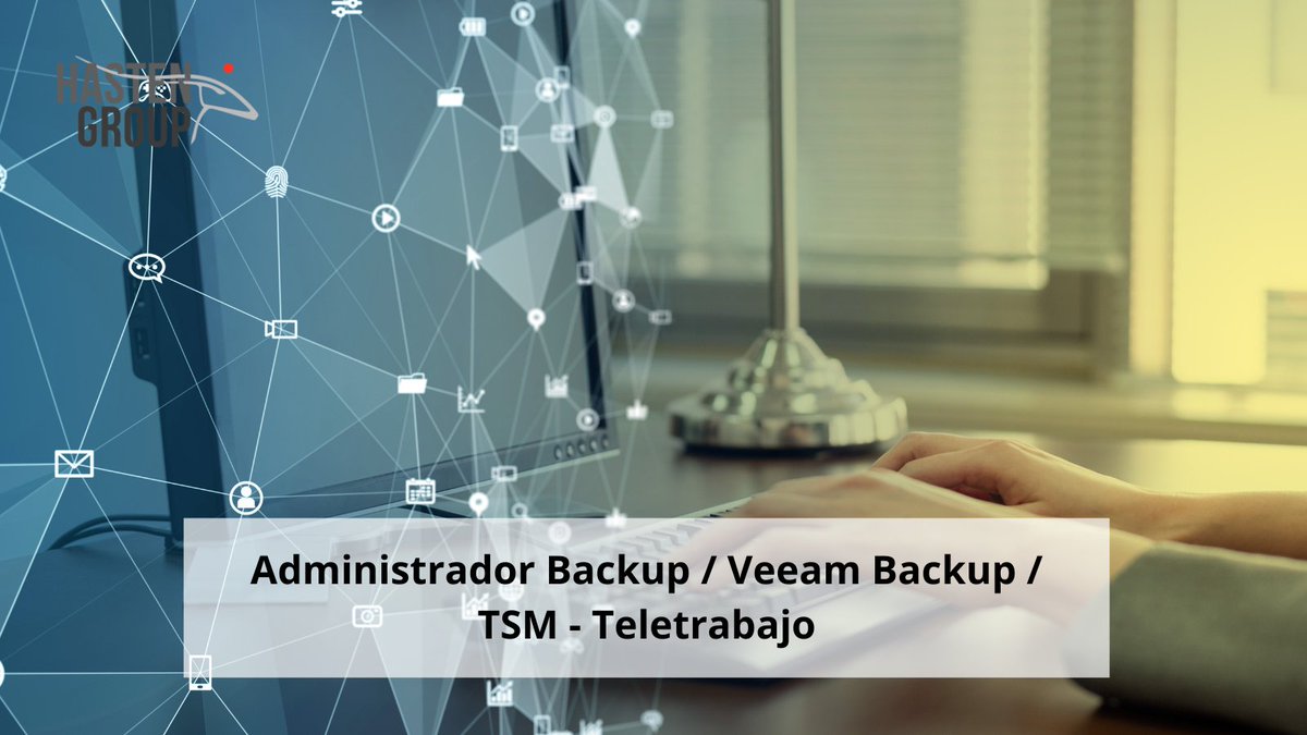 Desde Grupo Hasten seleccionamos un Administrador de Backup con al menos 4 años de experiencia en Veeam Backup y TSM para importante proyecto en modalidad 100% teletrabajo.

Puedes mandar tu candidatura aquí:
infojobs.net/madrid/adminis…

#backup #ofertaempleo