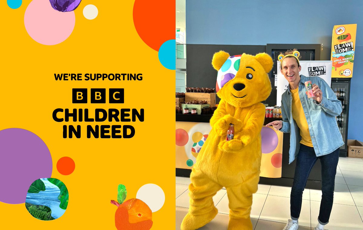 Exciting day at the @BBCCiN Bear-pee Burpee challenge! 💛 100 kids and adults tackling 1000 burpees fueled by our wonky fruit drinks. Spreading SPOTACULAR joy alongside our friends @and_fearne Donate today at lnkd.in/ghyYXGR