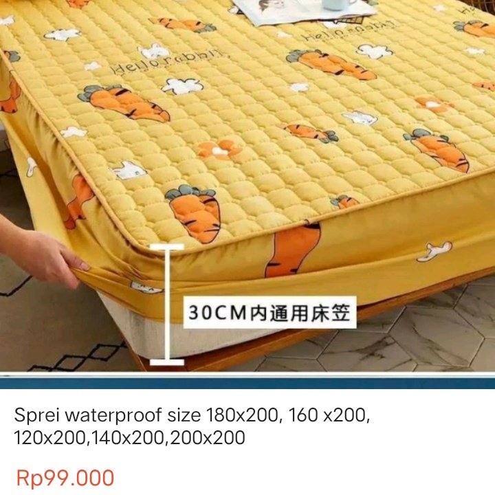 the_threadku's tweet photo. Sprei Waterproof
. 
. 
🔗 https://t.co/7klnqv80fr
. 
.
#shopee
#shopeeID
#shopeerekomendasi
#sprei
#Tidur
#MalamSabtu https://t.co/gUHlchylGt
