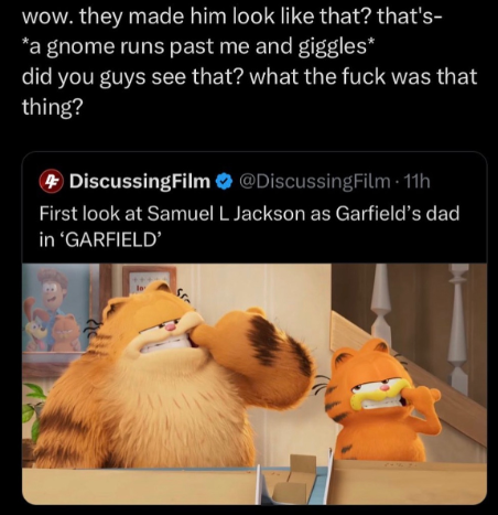 Shrek as the cartoon Garfield : r/weirddalle