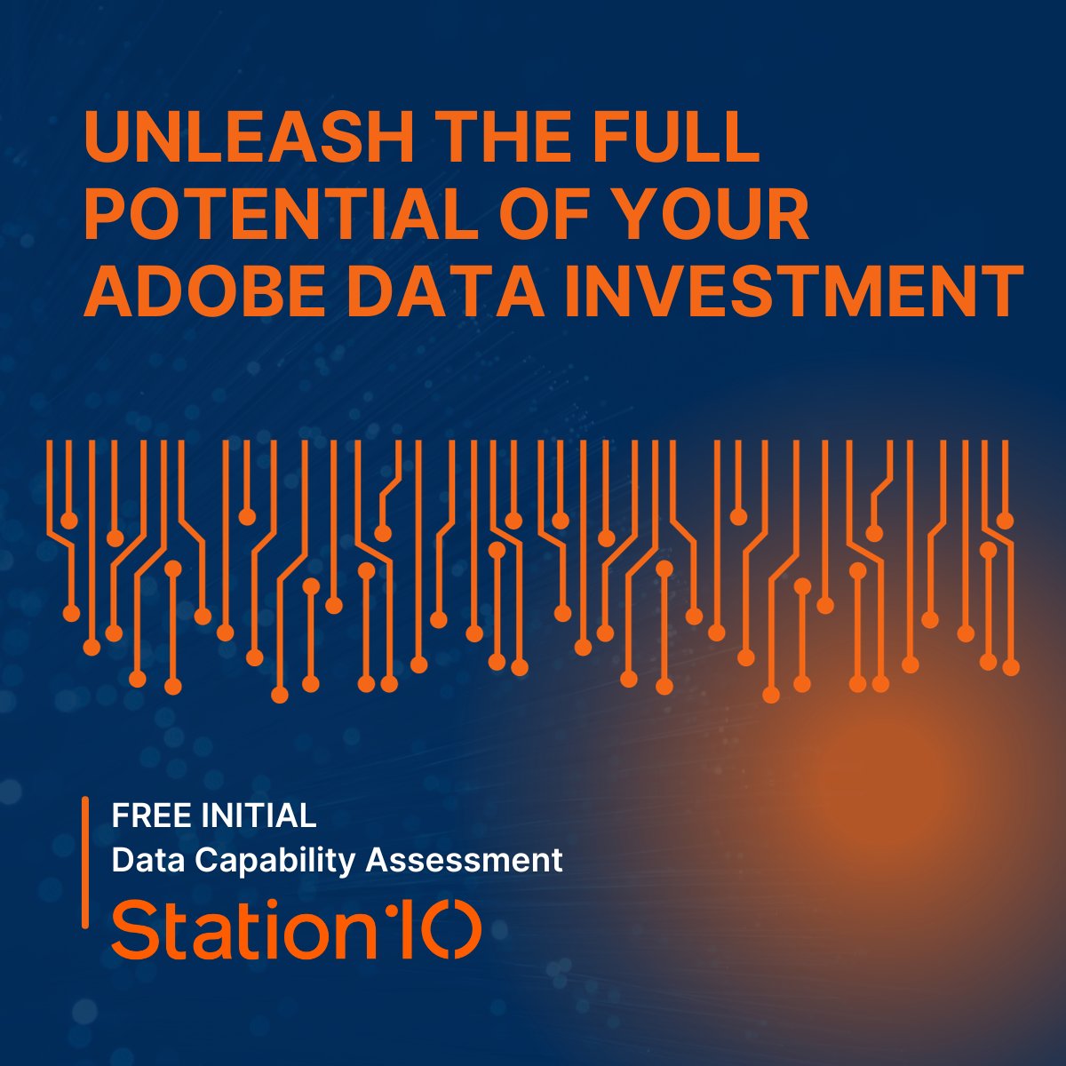 Station10's Data Capability Assessment is tailored for your organisations data usage. As an official Adobe Partner, our team are here to help you unlock the value of your data assets and maximise your Adobe investment. 
hubs.ly/Q02806Pp0

#DataCapability #AdobeInvestment
.