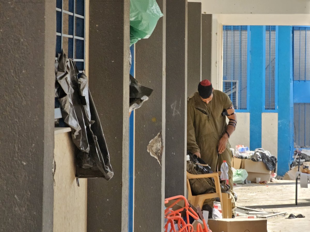 muhammadshehad2's tweet photo. 🚨Israeli Snipers are shooting at targets from UN school classrooms!

IDF soldiers are using a UN school as a base to hide &amp; shelter in!

If this was the other way around, there would be an outpouring of condemnations &amp; non-stop media coverage. But for now only absolute silence! https://t.co/KXfMXB3lxZ