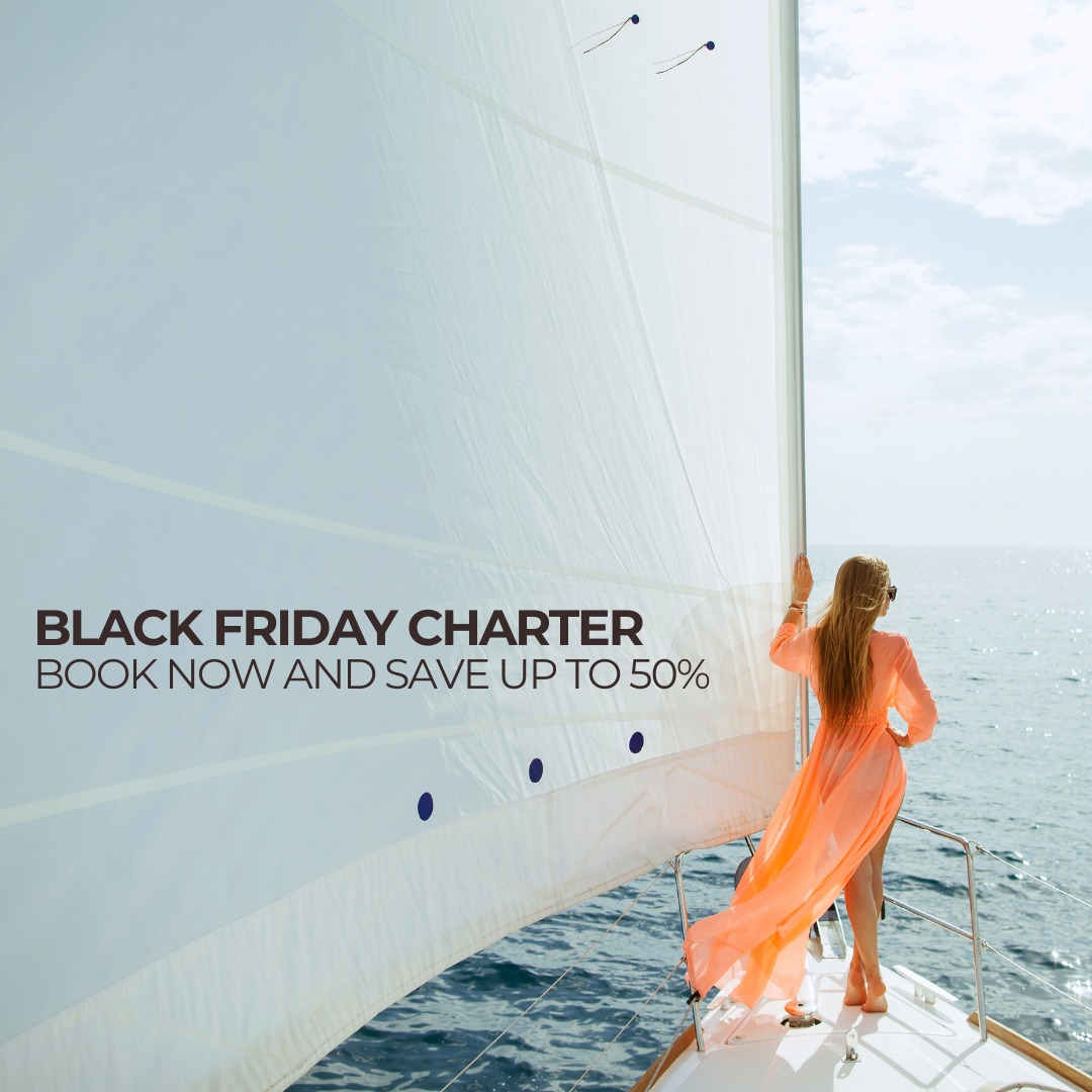 BLACK FRIDAY CHARTER | Book Now and Save Up to 50% Contact us: charter@mediaship.it | +390662205512

#blackfriday #charter #yachtcharter #boatingholiday #charterholiday #vacanzeinbarca #sailingvacation #yachtadventure #sailingescape #sailingholiday #mediashipinternational