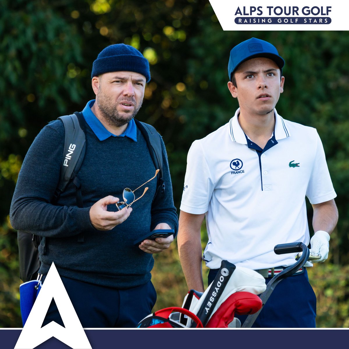 A two-times winner 🏆 on the Alps Tour,  🇫🇷Julien Van Hauwe is caddying for his 15 years old son🏌️‍♂️🇫🇷Aaron Van Hauwe at the ⛳️ 2023 Alps Tour Qualifying School Final Stage

📸 Alps Tour Golf 

#2023AlpsTourSeason 
#qualifyingschool 
#raisinggolfstars 
#risinggolfstars