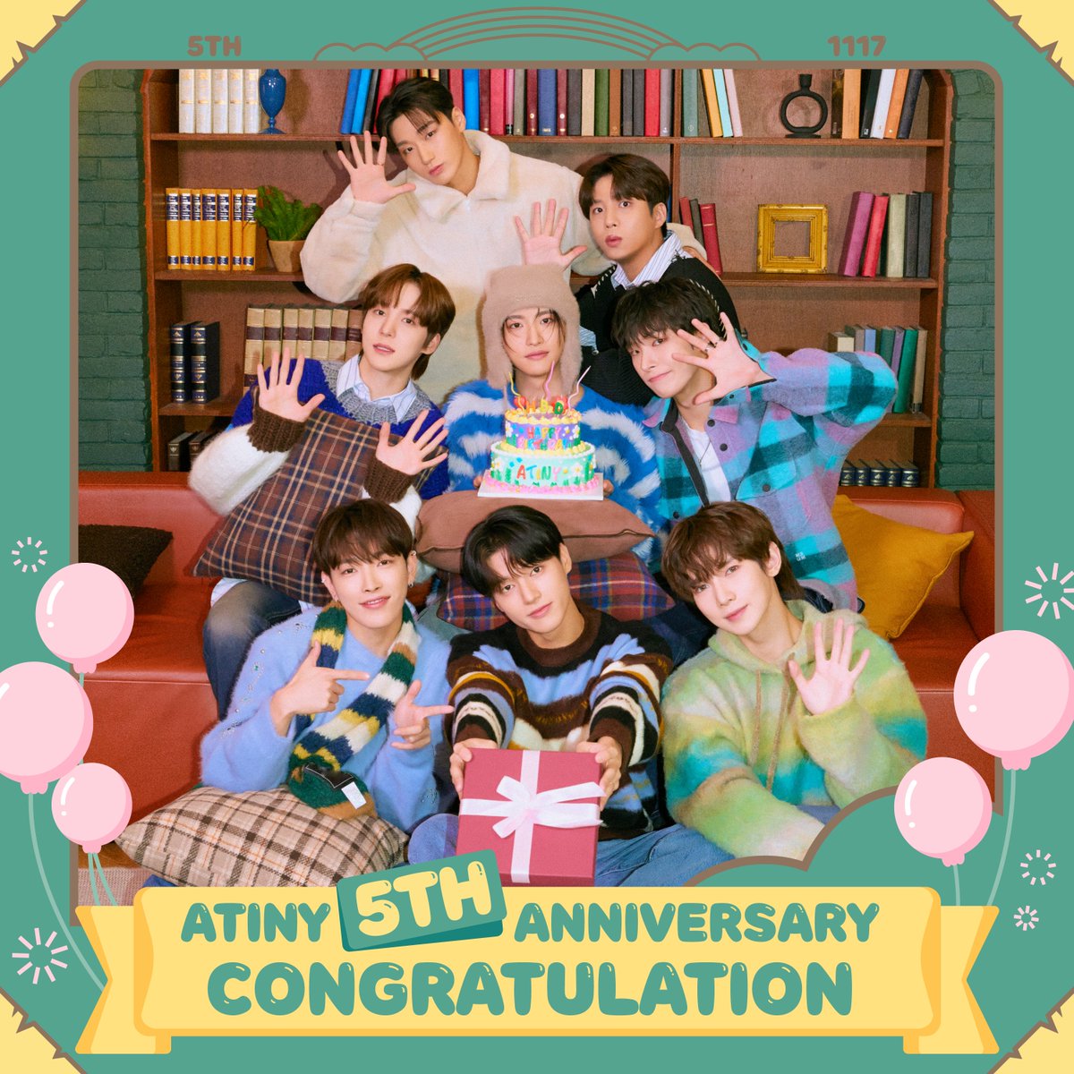 [GIVEAWAY] Atiny 5th Anniversary 
🎁🎉🎈🎂💌

✅3 WILL Sealed Platform
✅2 WILL Sealed Album
✅1 WILL Sealed Digipak
How:
➵Follow us here at X(twt)
➵RT and like our pinpost
➵RT and like at least 2 of our "[Quick Claim]" post for our POB claim Ateez Will
➵Comment below any