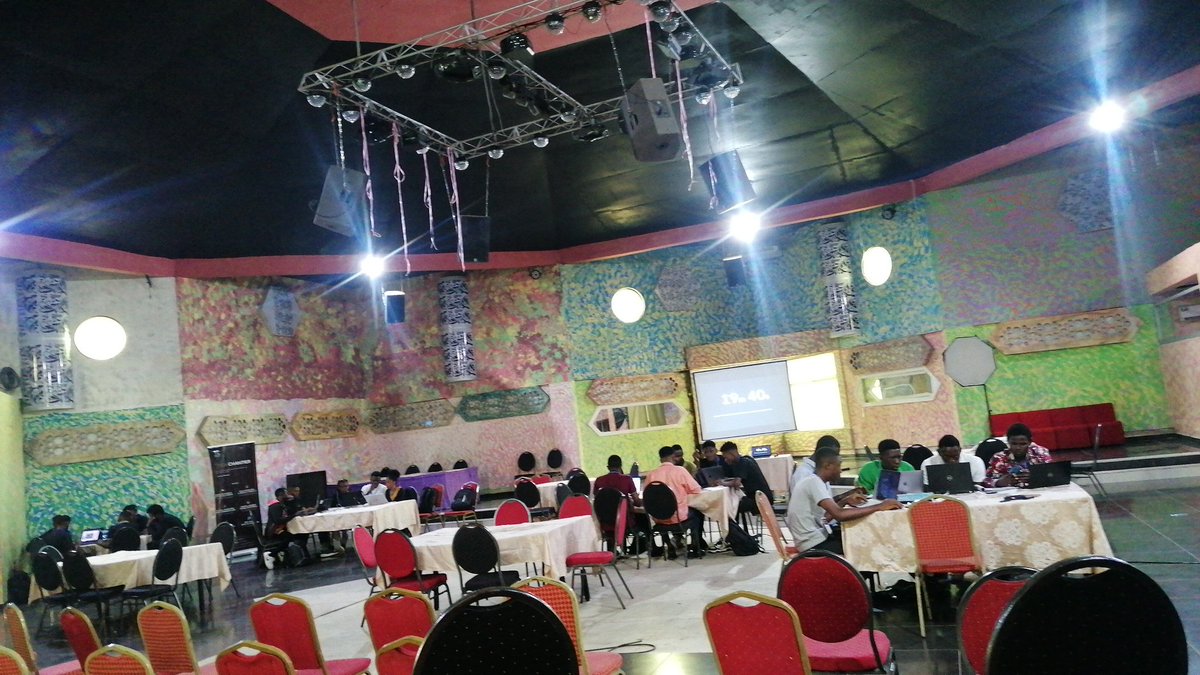 JennDdev's tweet photo. Proud of being an organizer 3 times in a row for Code battle organized by @gdgbuea on the occasion of @SMCon022 
 Been handling logistics in the  organizing team since 2021
At d end of every event I'm exhausted but proud of how the teams @gdgbuea &amp; @WTMBuea always pull through https://t.co/daOkGL9cub