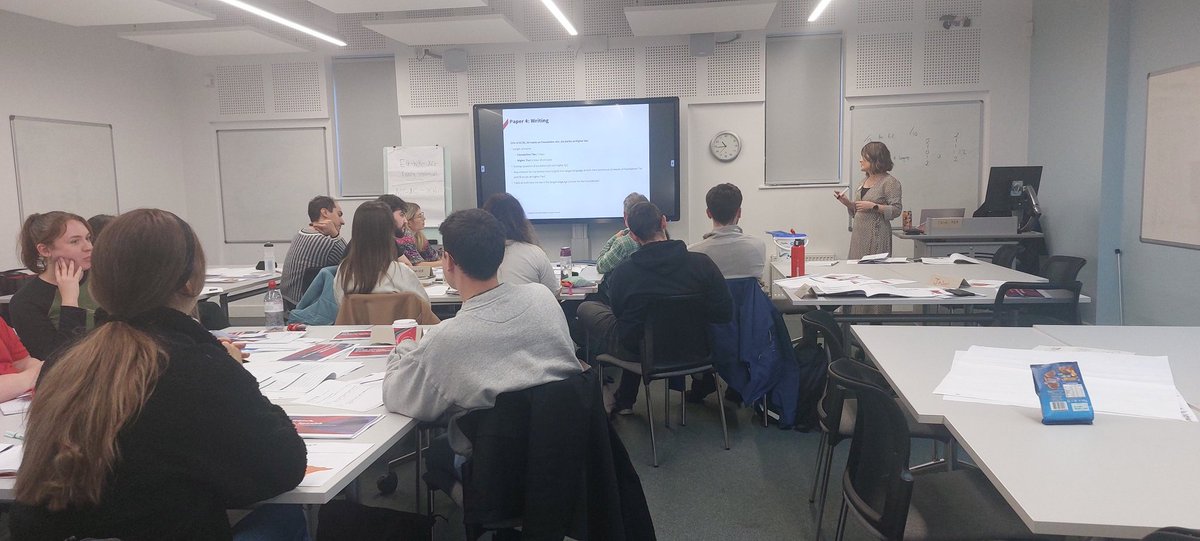 ltupgcemfl's tweet image. @ltupgcemfl are lucky enough to learn from Chloe Burrows from @AQA about marking the GCSE and A level exams and the new GCSE specifications today. Thank you @AQA and Chloe for your visit to Leeds Trinity University! #fabday #pgce