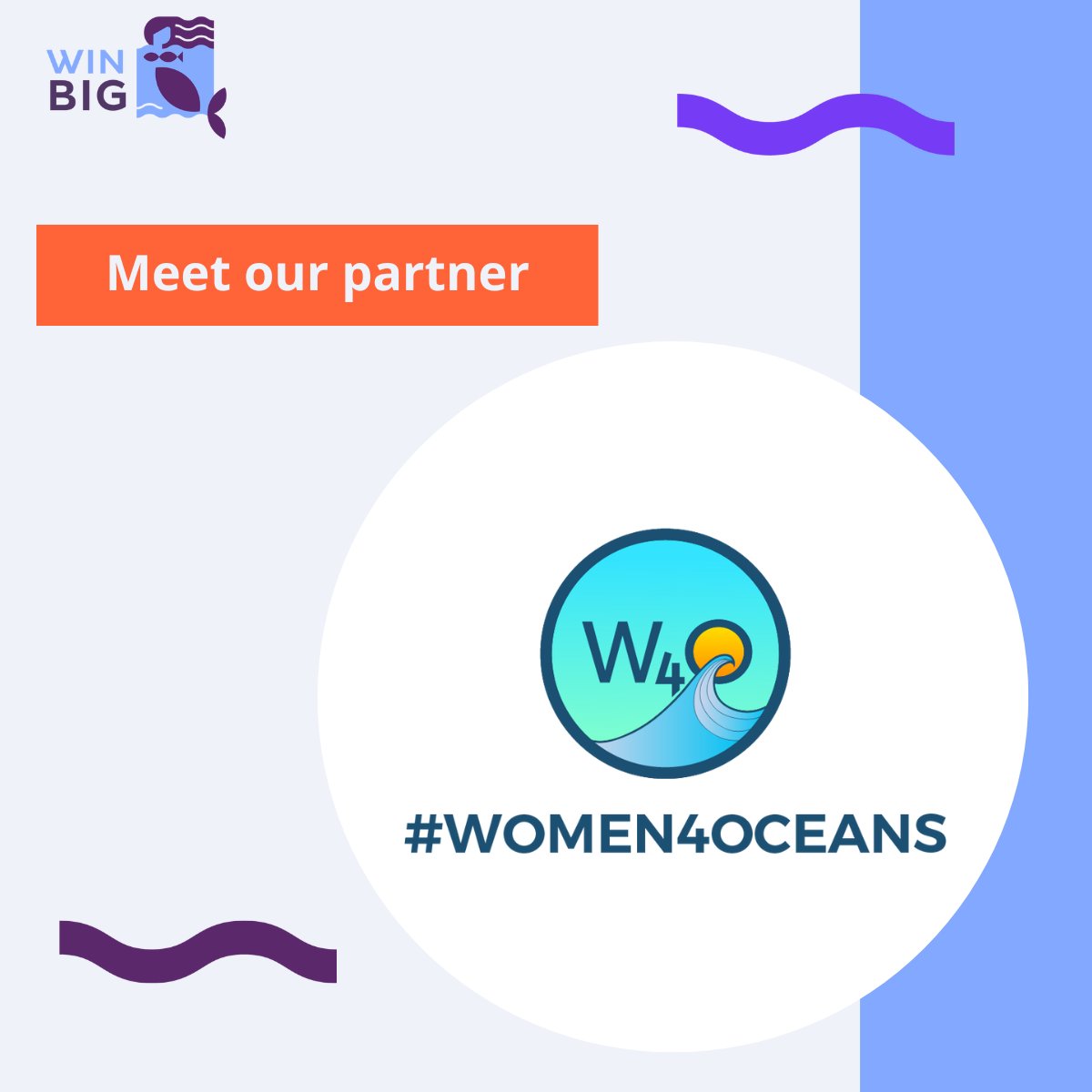 #MeetTheWINBIGTeam 🌊 

@women4oceans was established in 2017 to promote #oceanhealth &amp; connect #women around the world working in the ocean space
It aims to leverage the #diversity of people working for the ocean to accelerate #sustainable solutions

🔗women4oceans.org