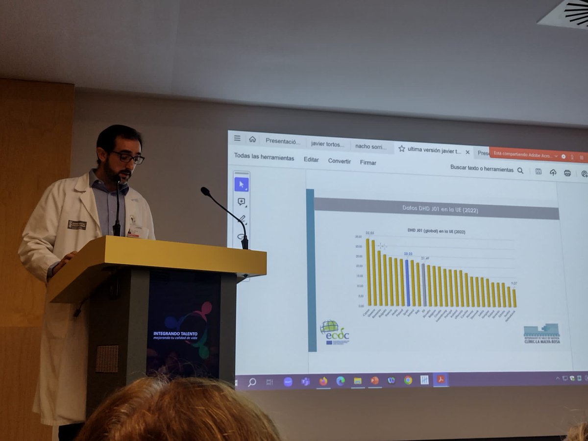 GVAclinic's tweet photo. 🏥 I Jornada monogràfica d'actualització Proa Clínic-Malvarrosa,organitzada pel @PROAClinicVcia

💊👩‍⚕️Conscienciem sobre l'ús prudent dels antibiòtics i el perill de les resistències bacterianes https://t.co/mtwzwmfJoB